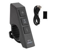 ZenithAur Mando a Distancia en Volante con Bluetooth 5.0, Alcance de 10 a 15 m, reproducción Multimedia y Respuesta de Llamadas, Control Remoto Multimedia Bluetooth Compatible con