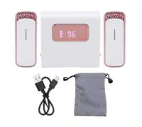 ZenithAur Micrófono Inalámbrico 1 a 2 con Transferencia de 2,4 GHz, Micrófono Lavalier de Alcance de 20 Metros con Monitoreo en Tiempo Real, Compatible con Smartphone/Cámara para