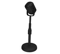 ZenithAur Modelo de Apoyo de micrófono Retro, Stand de micrófono Antiguo con Base Estable para un Set Profesional de fotografía Vintage (Negro)