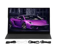 ZenithAur Monitor Portátil 4K con Pantalla IPS de 10 Puntos Táctiles 3840x2160 60Hz 100% sRGB, Pantalla Externa USB C para Portátil/PC//Juegos y Diseño