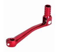 ZenithAur Palanca de cambios de aluminio CNC diseñada como un reemplazo directo de la palanca de cambios de motocicleta, esta palanca de cambios plegable para moto de cross se (Roja)