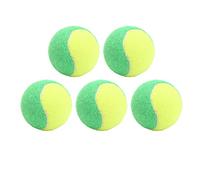 ZenithAur Paquete de 5 Pelotas de Tenis de Goma con Acabado de Tela de Alto Rebote para Juegos de Playa y Piscina/de ansiedad y estrés como Pelotas de de presión con (Verde)