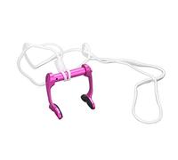 ZenithAur Pinza Nasal para apnea Correa Segura para el Cuello para prevenir pérdidas, una Pinza Nasal para Buceo con un ángulo de 25 Grados para equilibrar la Oreja, un tapón (Púrpura)