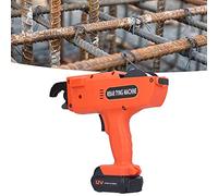 ZenithAur Pistola de nivel recargable, 0,8 s de flejado rápido, herramienta de rango de bandas de 8 a 34 mm con batería de 4500 mAh, máquina atadora automática para atar acero (EU Plug Single Battery)