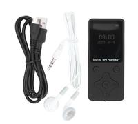 ZenithAur Reproductor MP3 MP4 con Bluetooth 5.0, 64 GB de Almacenamiento, Pantalla de 1,8 Pulgadas, Reproductor de música HiFi con Sonido sin pérdidas para Deportes y Correr con (Negra)