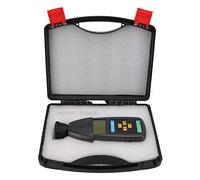 ZenithAur Tacómetro estroboscópico 60-19,999 RPM, herramienta de medición sin contacto con pantalla LCD retroiluminada y almacenamiento de velocidad para producción e inspección