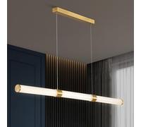 ZenithBeam LáMpara Colgante De Led, Lampara Techo Salon Regulable Para Mesa De Comedor,Lampara Techo Altura Ajustable,IluminacióN De Techo Colgante Interior Para Sala De Estar,Cocina,Mesacomedor,120Cm