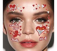 ZenithBurst Carnaval Make a face aufkleberbögen, perfecto para Carnaval de Colonia, incluye tatuaje facial de leopardo, diseño único para amantes de los animales y carnaval