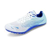 Zenithia Zapatillas Clavos Atletismo NiñA Zapatillas De Portivas para Pista Y Campo Zapatillas De Correr con Clavos CóModas Resistente Al Desgaste Antideslizantes para Sprint Running