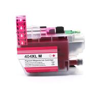 ZenithRide 1 Juego de 5 Cartuchos de Tinta LC404 LC404XL compatibles con Suministros de Impresora MFC-J1205W MFC-J1215W 1205 J1215w Cartucho de Tinta colorante(Magenta)