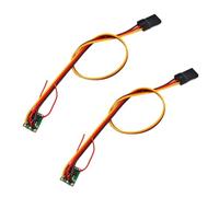 ZenithRide 1 Uds DIY Dual Way 1 A ESC 5 V DC módulo Controlador de Velocidad Cepillado Control de cabrestante Tablero impulsado bidireccional Compatible con DIY RC(2 pcs 1A ESC)