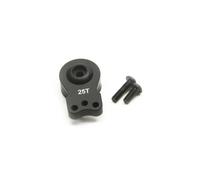 ZenithRide 25T Metal Metal Aluminio Amortocratamiento Servo Arm Arma DE Arma DE 3 HOJOS Compatible con 1 10 Escala RC en helicóptero y automóviles(Black)