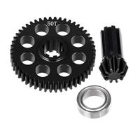 ZenithRide 40CR Steel 10T 50T Gear diferencial Compatible con 14210 14209 16208 Piezas de actualización para 1/14 1/16 ACURS RC a Escala