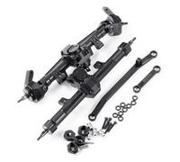 ZenithRide ALU Portal Eje Delantero Trasero Posterior para el rastreador RC de 1/24 Compatible con SCX24 Deadbolt C10 6x6 Piezas de actualización(Front and Rear Axle)
