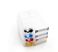 ZenithRide Cartucho de Recarga de Tinta vacío de 4 Colores, 120ML, sin Chip, Compatible con Workforce Pro EM C7100 EP C7000 C7100 C7000