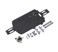 ZenithRide Chasis de Fibra de Carbono Mejorado de Metal Compatible con Coche de Control Remoto 1/18 A949 A959 A969 A979 K929(Dark Grey)