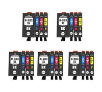 ZenithRide Compatible con Cartucho de Tinta 903XL 907XL 1 Juego para el número 903907 Funciona con Officejet Pro 6970 6950 6960 6966 6968 6974 6975(5set)