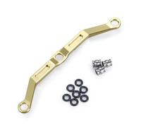 ZenithRide Link de dirección Varilla de Enlace de Aluminio Part Parte de Aluminio Compatible con 1 18 Escala RC El Modelo de automóvil RC se Adapta a Style Off Road Vehicle(Gold(Brass))