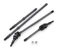 ZenithRide Parte DE ACTUALIZACIÓN del Eje del AXLE del TRANSPER DE Acero Compatible Compatible con 1 10 a Escala RC Modelo de automóvil RC RBX10 AXI03005(Front and Rear)
