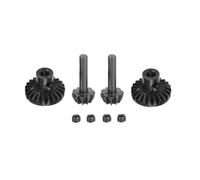 ZenithRide RC Car Engranaje DE Acero DE Acero Eje CONTRIGO Piezas DE Eje TRANEJO C14 C24 B14 B24 B16 B36 MN D99 MN99S Compatible con Varios Modelos de 1 a Escala 10(4pcs Black)