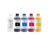 ZenithRide Tinta Textil DTG de 500ml, 5 Unidades, Compatible con Sure Color F1070 F2270 F3070 F2230 F2000 F2100 F2130 F2140 F2150 F2160 F, Digital DTG