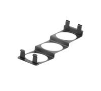 ZenithRide Universal Auto 52 mm 3 Orificios Ranura de Radio DIN única Cara Pod Panel de medidor de Calibre Triple Montaje en Hierro 2.0 Pulgadas Compatible con vehículos automotrices