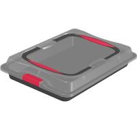 Zenker 3960 Bandeja de horno con tapa con asas suaves