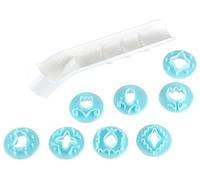 Zenker 42879 - Decorador Fondant 16cm. + 8 Plantillas 3cm.