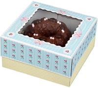 Zenker 43943 Muffin Juego de 2 Cajas de de Papel, Rosa/Crema/Azul, 16 x 16 x 2 cm