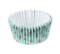 Zenker 43956 Moldes Vintage - Rose 5 x 3 cm 50 Unidades de Papel, Color Azul Claro/Rosa, 50 Unidades