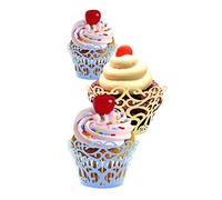 Zenker 6 Blondas Papel Decorar Cupcakes y Madalenas 21x5,5cm.
