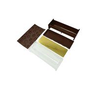 Zenker 684286 - Molde para Troncos de Navidad, diseño de Copo de Nieve, Kit de fabricación de Troncos de Navidad, plástico, Silicona, 30 x 8 x 6,5 cm