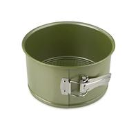 Zenker 7458 Molde de panettone con bisagras, molde verde sostenible antiadherente, ILAG, cera de carnauba, 18 cm
