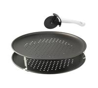 Zenker 7512 - Soporte para Dos Pizzas y Cortador