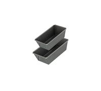 Zenker 9916650 - Juego de 2 moldes para tartas (20 cm y 16 cm, molde para tartas, molde rectangular, molde para tartas, molde rectángulo, acero, 20,5 x 11,5 x 7 cm)
