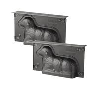 Zenker 9916850 - Molde 3D para pascua, molde de pascua, molde para pastel de Pascua, molde 3D, molde lamala, acero, 27,5 x 15 x 6,5 cm