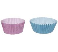 Zenker Cápsulas Magdalenas en papél. Rosa y Celeste. 5cm. 100 uds.