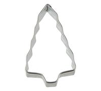 Zenker Cortador de Galletas con diseño de árbol de Navidad, de Acero Inoxidable, Color Plateado