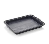 Zenker Excellence, Bandeja para Horno, Rustidera Antiadherente en Silicona Reforzada con Fibra de Vidrio y Borde de Nylon, Alta Durabilidad y Fácil Desmolde, Color Negro, 36x26x4cm, 1 ud.