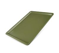 Zenker Green Vision Placa de Horno de Acero con Recubrimiento Antiadherente ILAG con Cera Natural de Carnauba, Material Sostenible y Vegano, 5 Años de garant., 42x32 cm, 1 ud.
