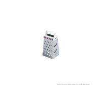 Zenker meets Haribo Mini rallador cuadrado - Rallador de cocina con superficie de fricción de acero inoxidable para rallar, rallar y cepillar, rallador cuadrado con diseño de oso dorado Haribo