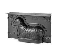 Zenker Molde de cordero para Pascua - 700 ml de volumen de llenado - Molde 3D para tartas con revestimiento antiadherente y corderos como diseño para hornear, deliciosa decoración como molde de