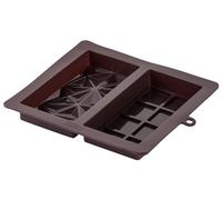 Zenker Molde doble de silicona para chocolate Dubai - Placer creativo de chocolate con pistachos y Co, apto para lavavajillas, fabricado en Alemania