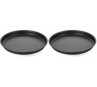 Zenker molde Pizza, acero, negro, 24 cm (Paquete de 2)