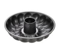 Zenker Molde Redondo para Horno con Revestimiento Antiadherente, Molde Roscón 32 cm de diámetro, Molde Versátil de Acero para Roscos, Bizcocho Trenzado, Tarta y Quiche, Color Negro, 1 ud.