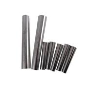 Zenker Patisserie Conos para Relleno de Crema, Tubos de Repostería para añadir relleno Pasteles, Acero estañado, Plateado, 2 canutillos de 13.5cm y 5 canutillos de 6.5cm