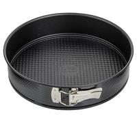 Zenker Perfect Black - Molde desmontable con base plana (28 cm de diámetro), de chapa de acero antiadherente, resistencia al calor +230 °C, fabricado en Alemania