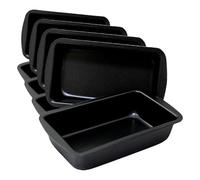 Zenker Set 2 Mini Moldes Rectangulares, Acero al Carbono con Revestimiento Antiadherente, Mini Moldes de Repostería para Porciones Individuales, Aptos para Horno y Air Fryer, 13x7 cm, 2 uds.
