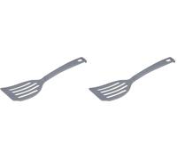 Zenker Sweet Sensation - Espátula de cocina resistente al calor, apta para lavavajillas, diseño ergonómico, 265 mm, color gris (Paquete de 2)