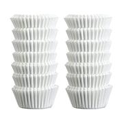 Zenker Vasos para magdalenas de papel blanco, paquete de 1 240 unidades